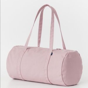 BAGGU Canvas Duffel bag in mauve pink